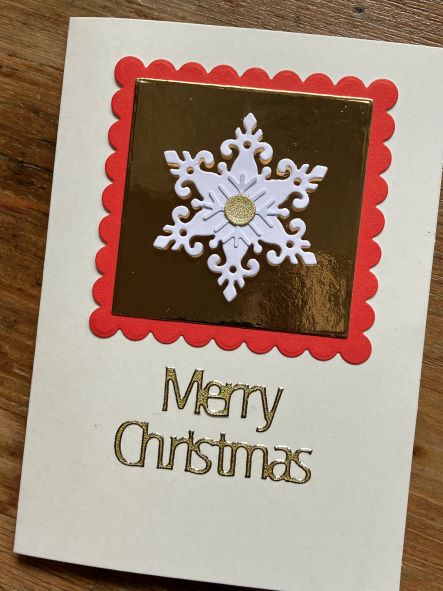 AWCH Christmas Card WS Snowflake Card new