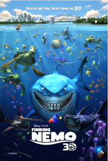 finding Nemo 3D poster